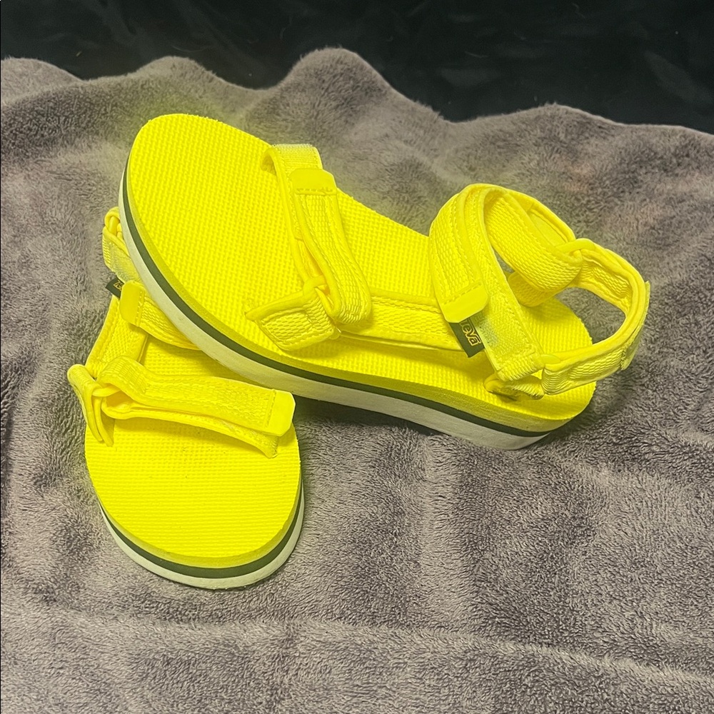 Teva Bright Yellow Women's Sandals